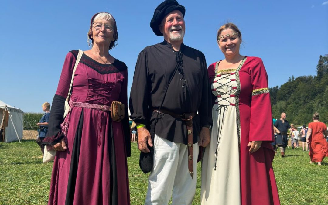 Zu Gast auf dem Mittelaltermarkt in Kiesen